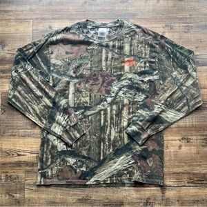 Mossy Oak Break Up Infinity Men's Camouflage Long Sleeve Shirt Hunting Size Md